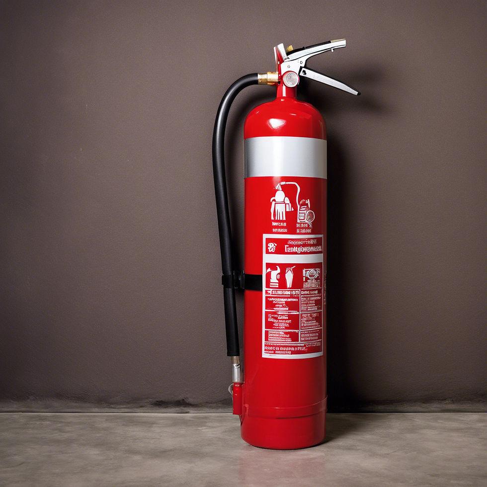 GS AGNI single red fire extinguisher portable